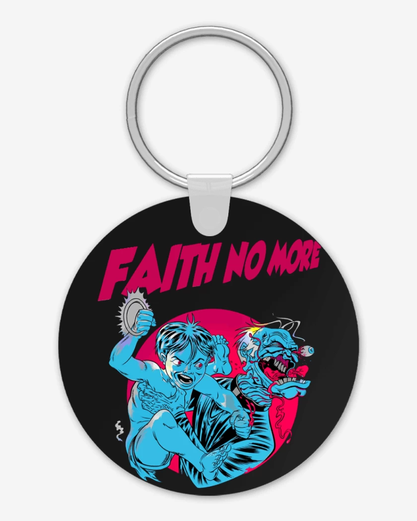 Llavero Negro de Faith No more