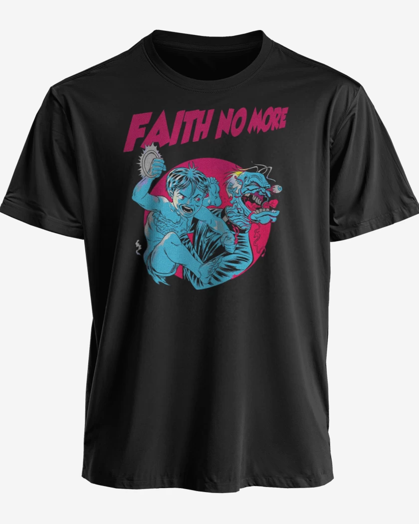 Polera premium Negro de Faith No more