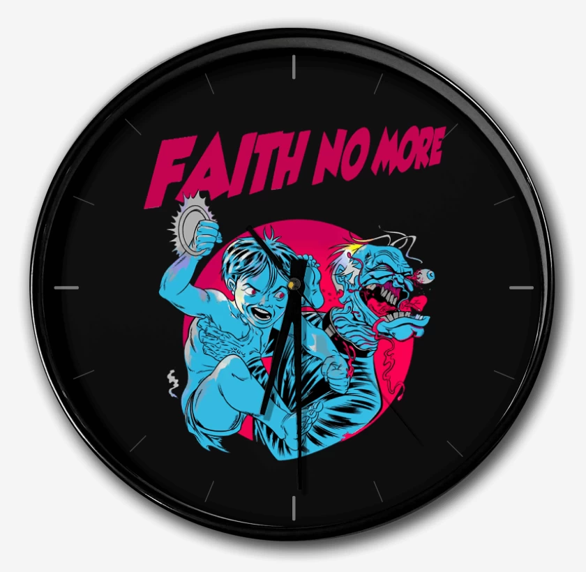 Reloj Negro de Faith No more