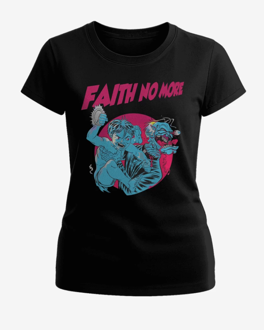 Polera de Mujer Negro de Faith No more
