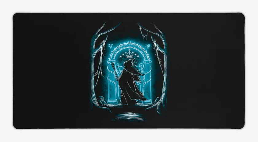Mouse pad Gamer Negro de Gandalf