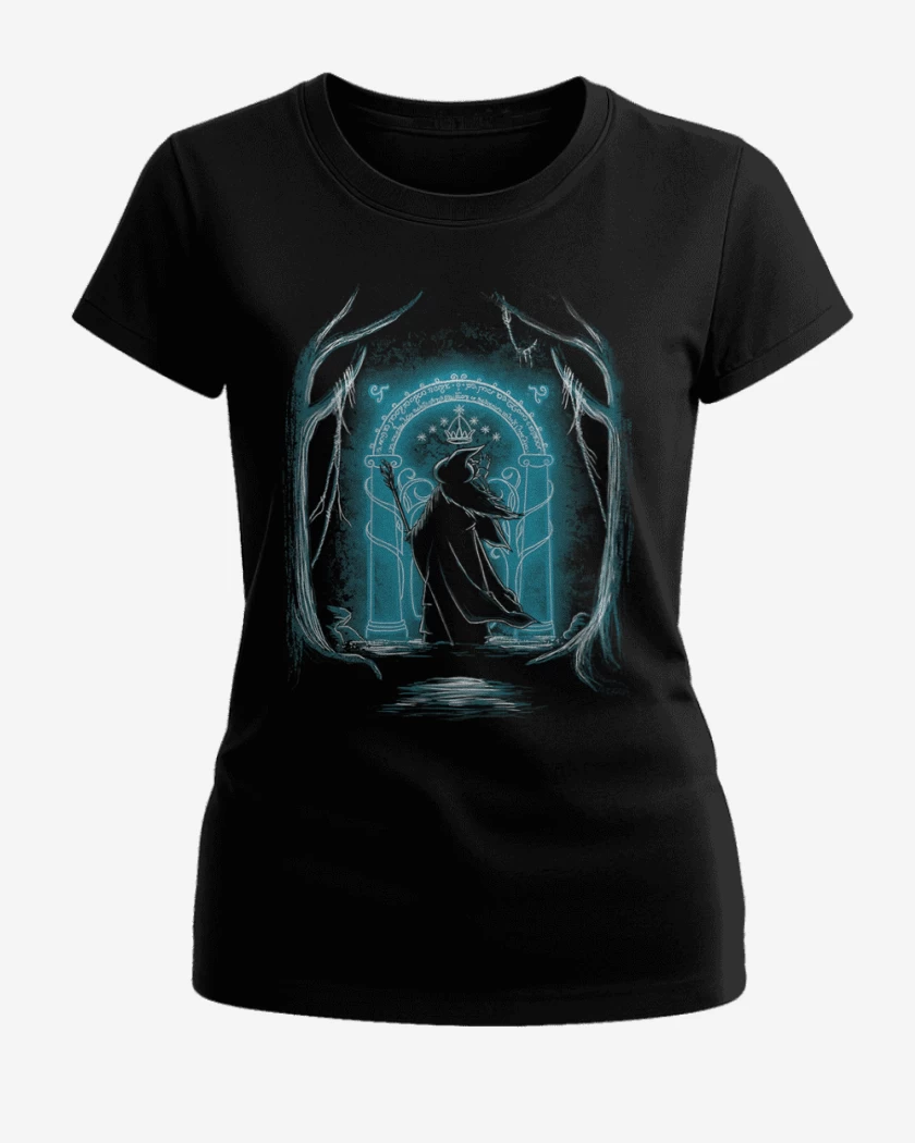 Polera de Mujer Negro de Gandalf