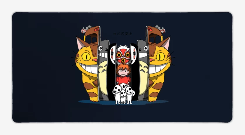 Mouse pad Gamer Azul Marino de ghibli