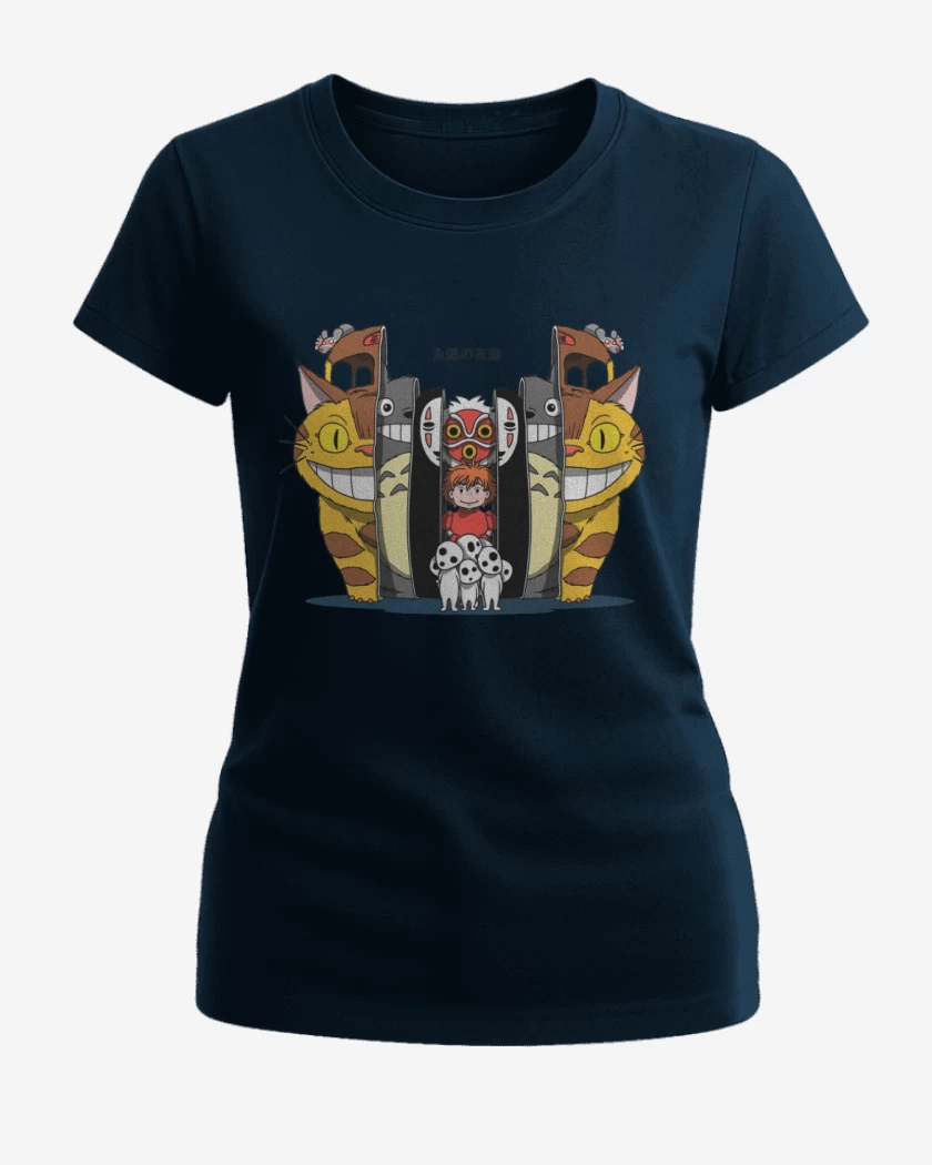 Polera de Mujer Azul Marino de ghibli