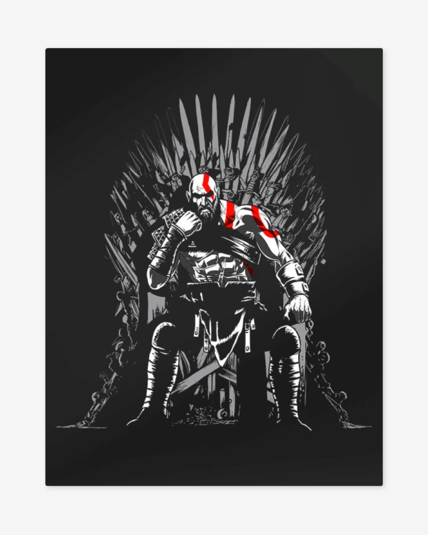 Print metalico Negro de God of thrones