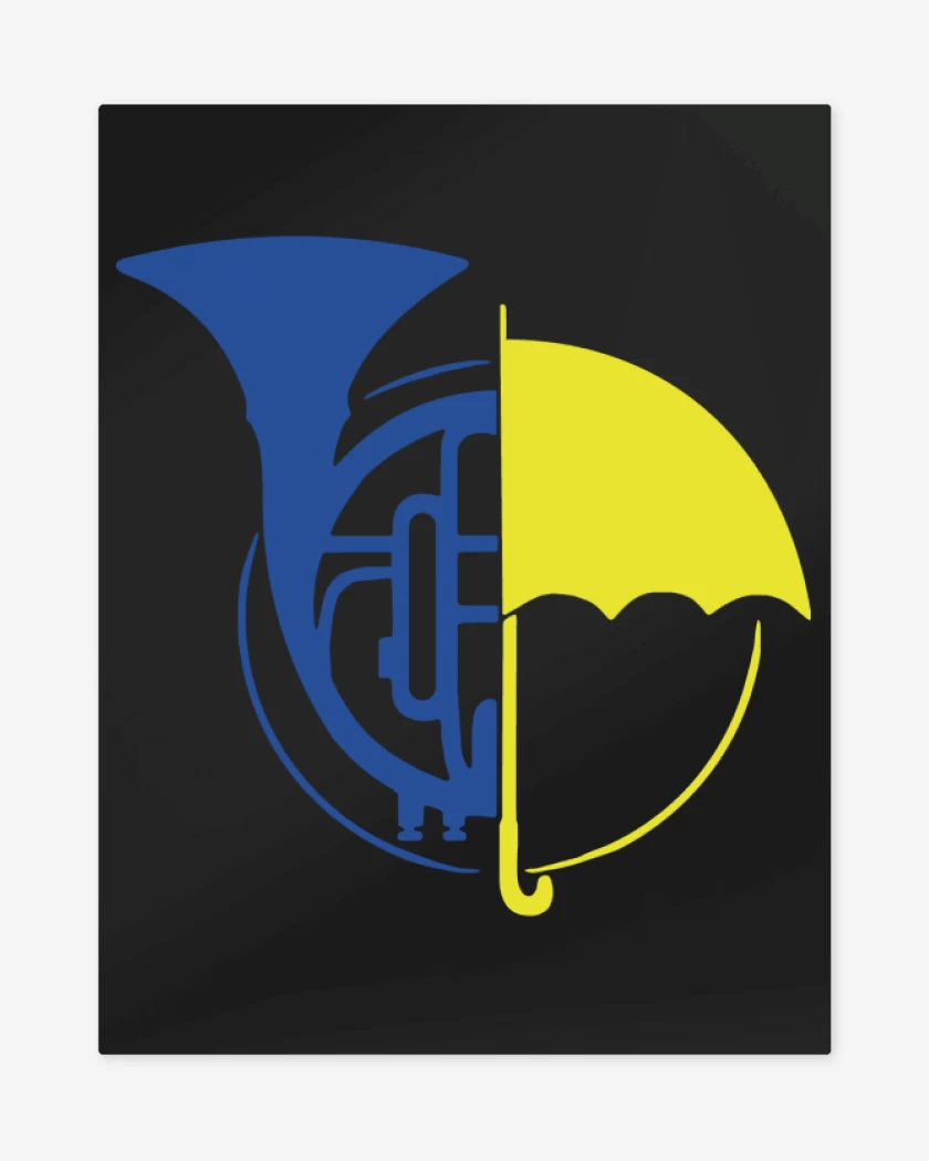 Print metalico Negro de How i meet your mother