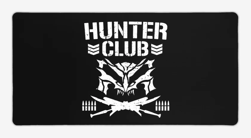 Mouse pad Gamer Negro de Hunter Club