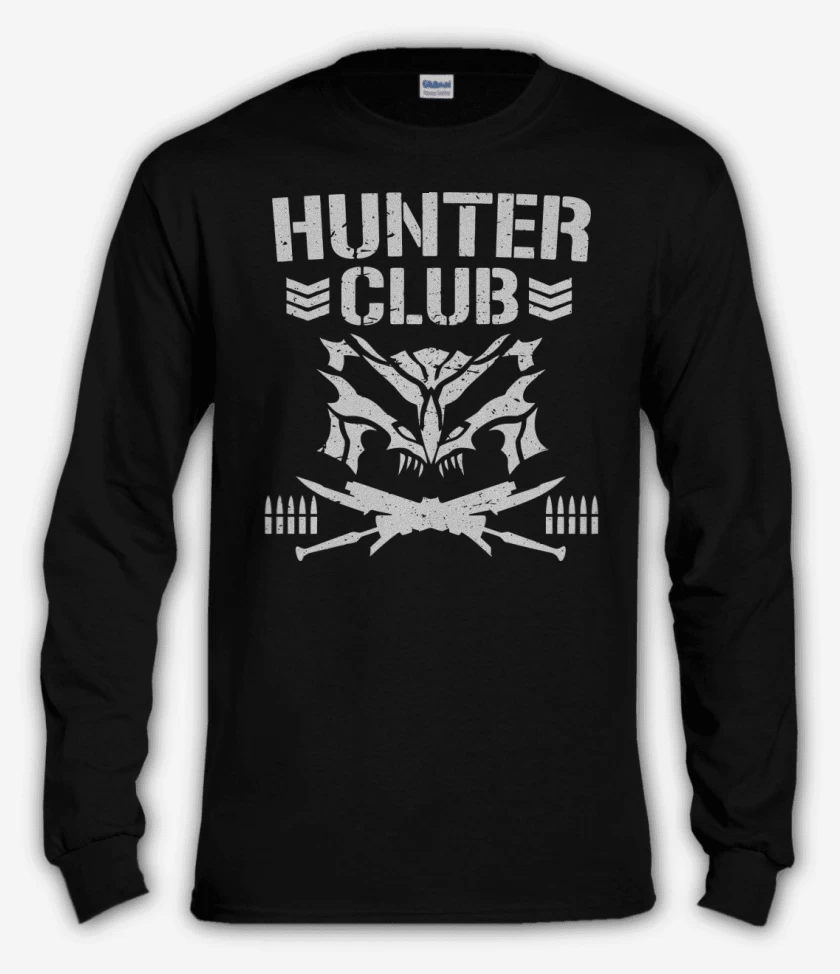 Polera manga larga Negro de Hunter Club