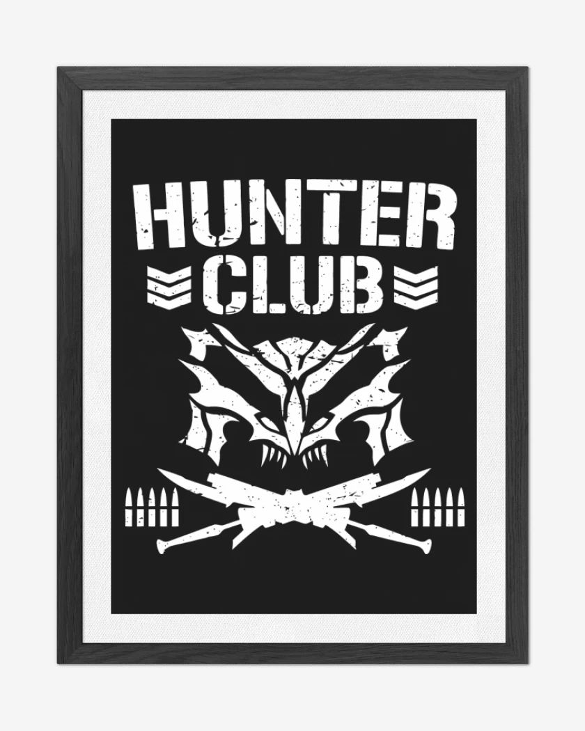 Cuadro decorativo Negro de Hunter Club