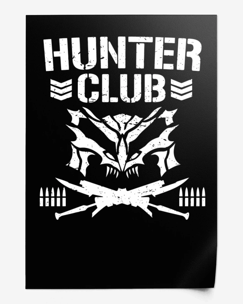 Print Negro de Hunter Club