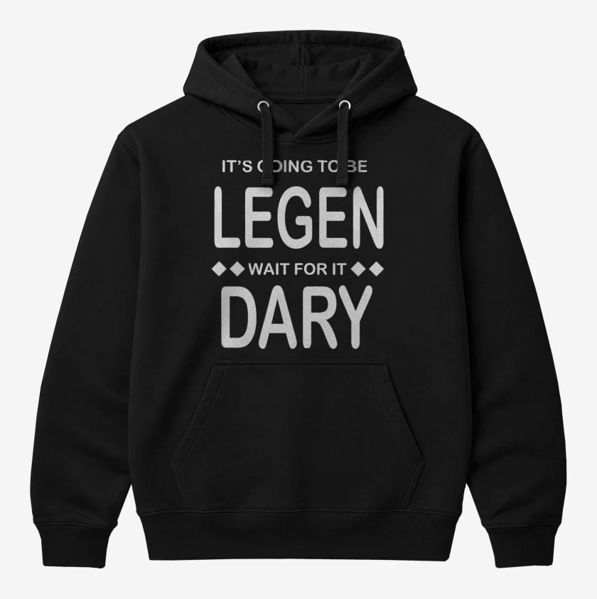 Polerón Canguro Negro de Legend Dary