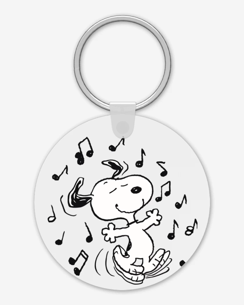 Llavero Blanco de Snoopy