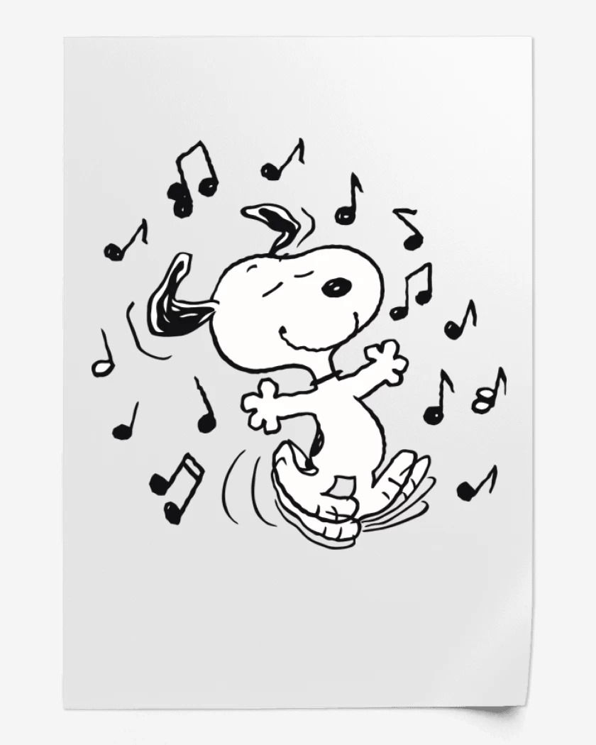Print Snoopy