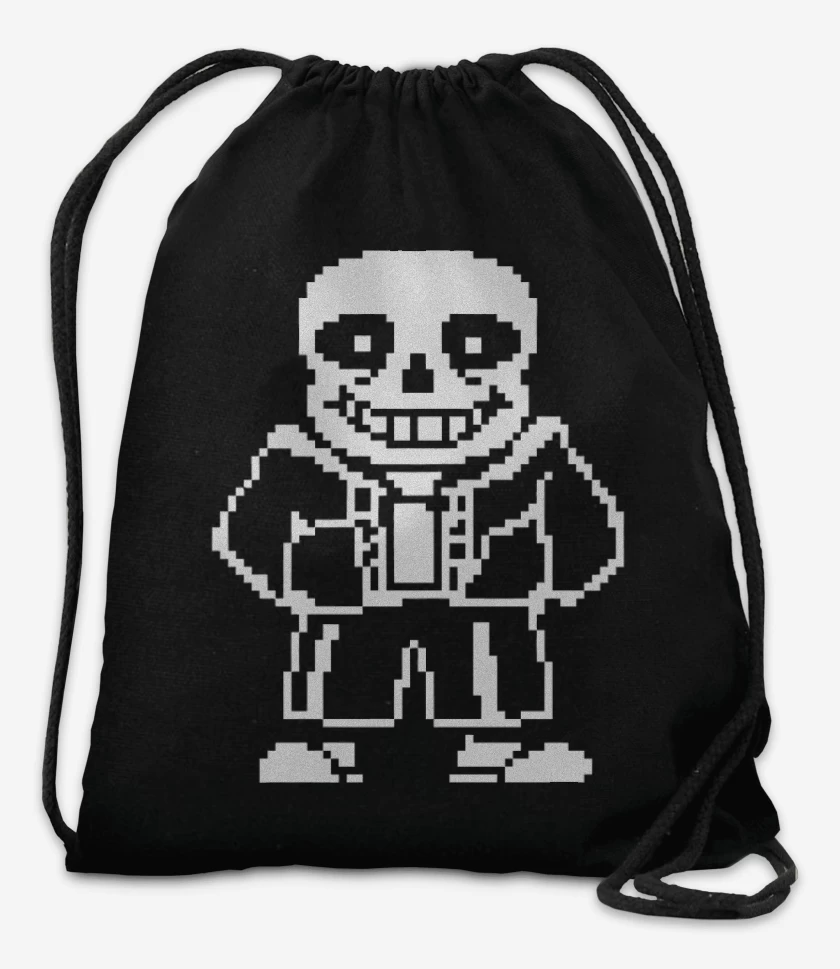 Mochila Negro de Undertale 1