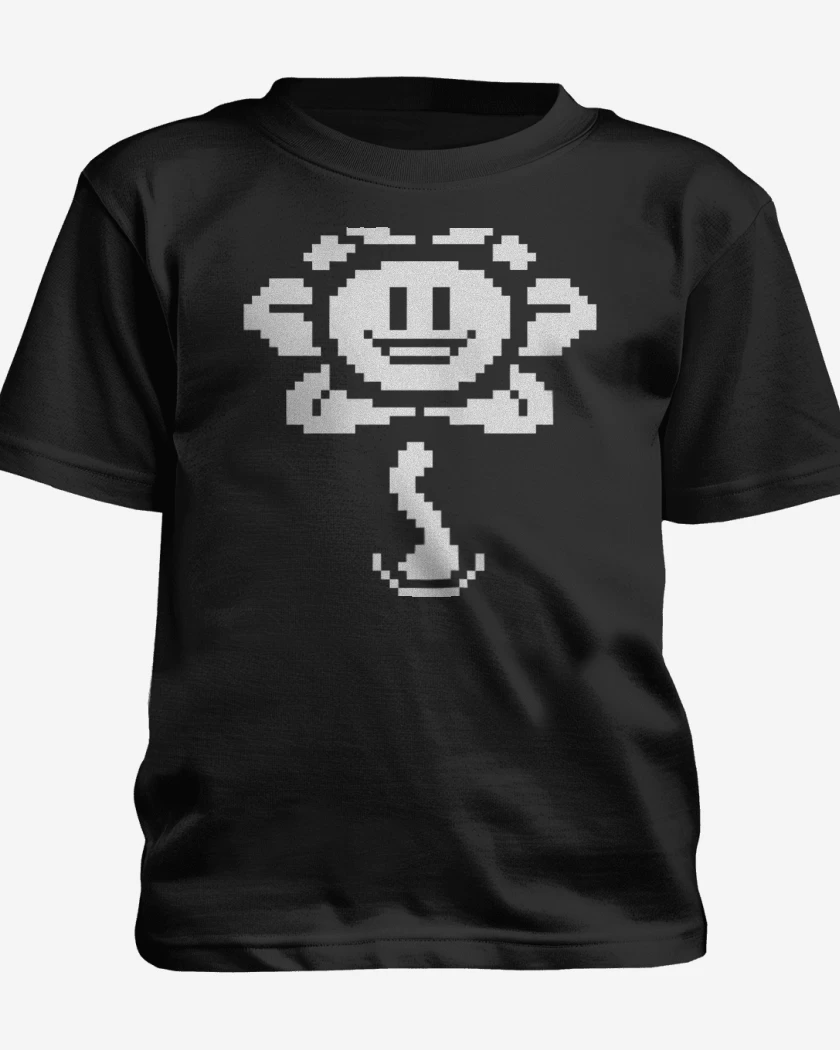 Polera de niño Negro de Undertale 2
