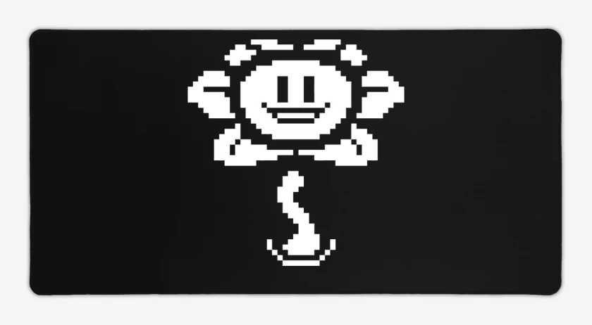 Mouse pad Gamer Negro de Undertale 2
