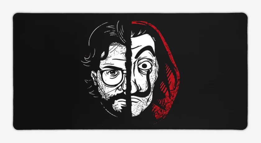 Mouse pad Gamer Negro de El profesor