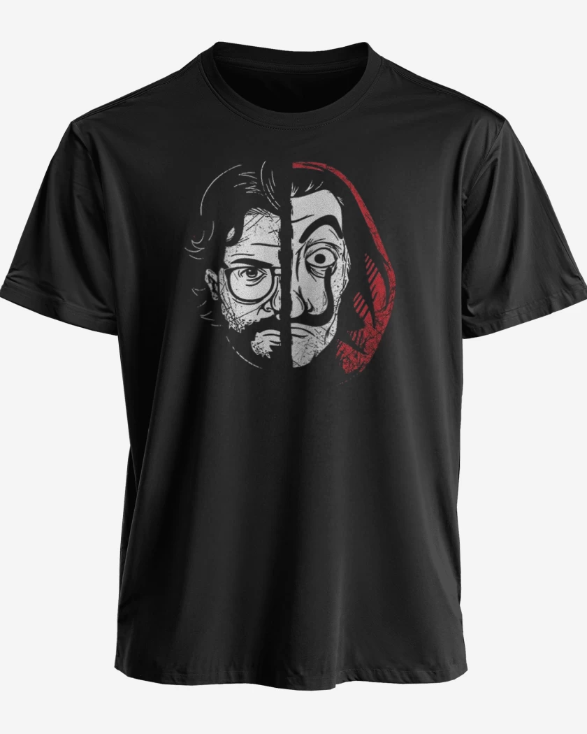 Polera premium Negro de El profesor