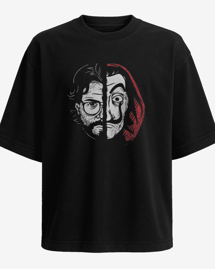 Polera Oversize Negro de El profesor