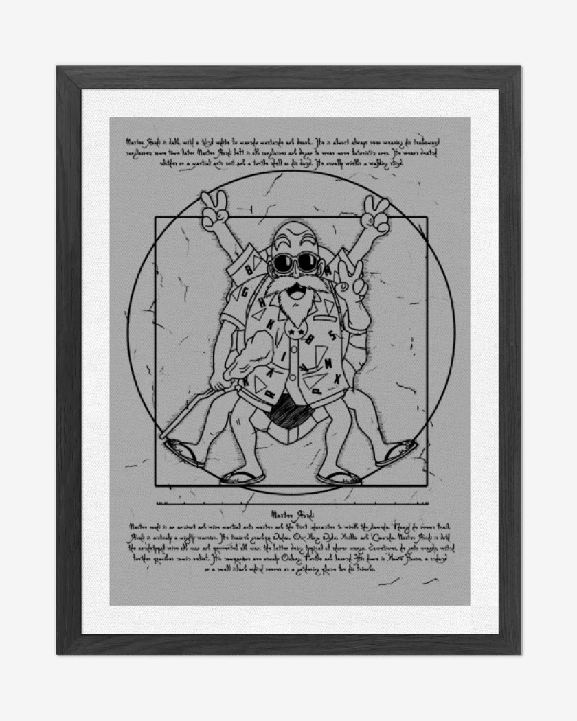 Cuadro decorativo Gris Melange de Roshi de Vitruvio