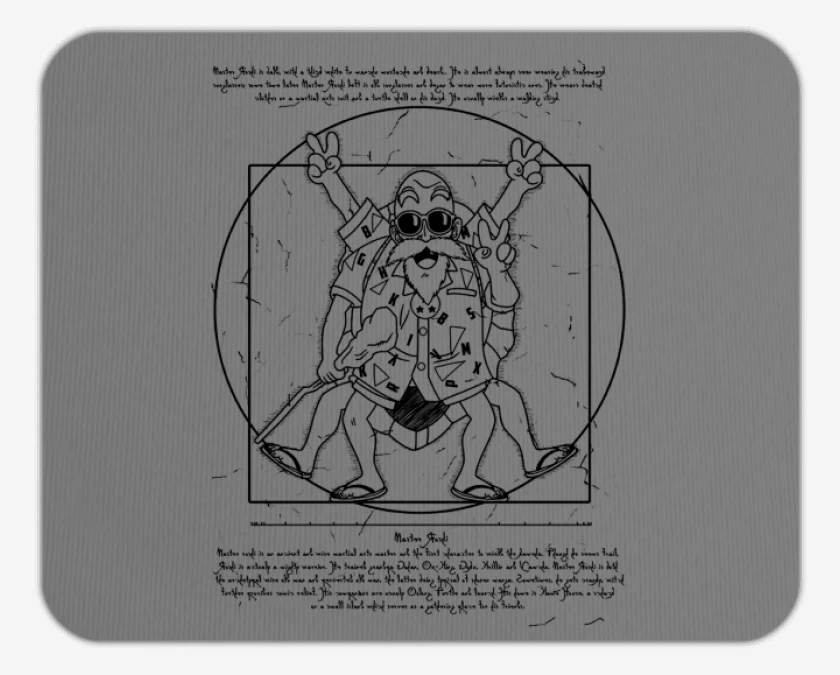Mousepad Roshi de Vitruvio