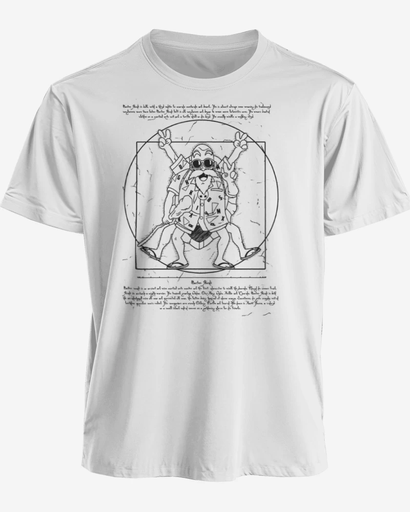 Polera premium Blanco de Roshi de Vitruvio