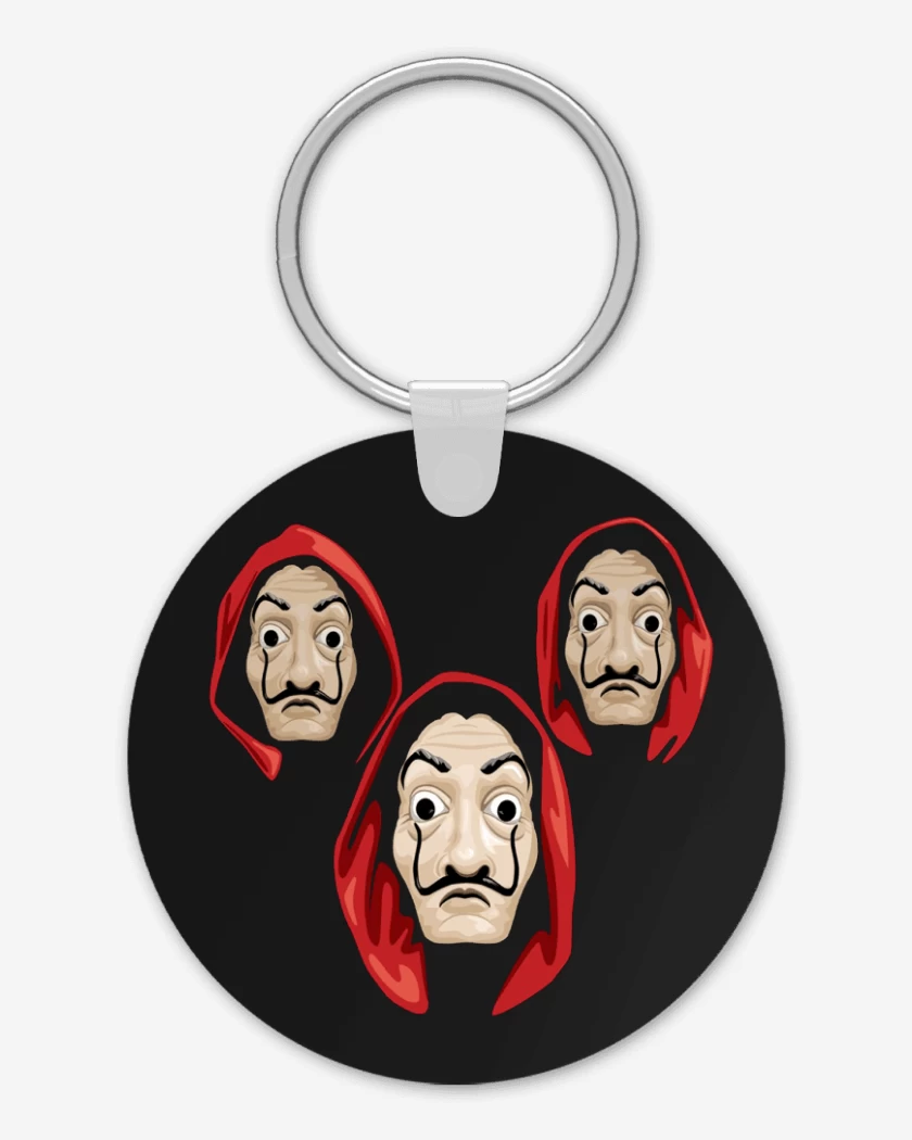 Llavero Negro de La casa de papel 2