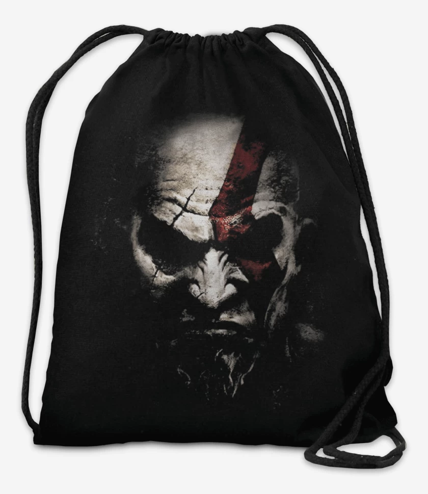 Mochila Negro de kratos sombra