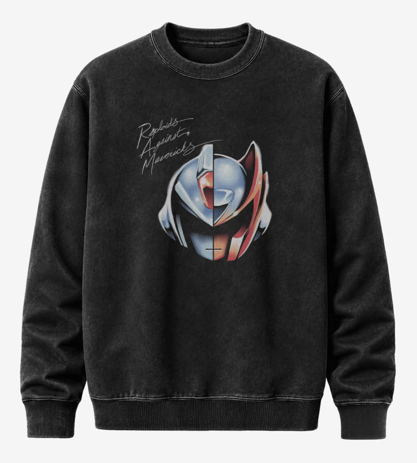 Poleron Polo Acid Wash Negro de Mega Daft