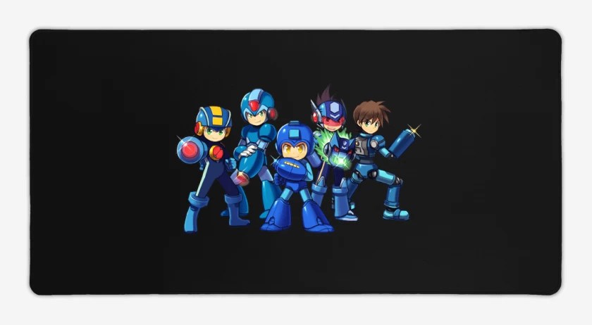 Mouse pad Gamer Negro de Megamanes