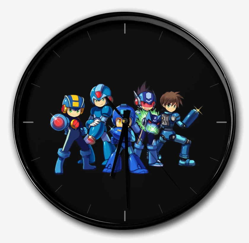 Reloj Negro de Megamanes