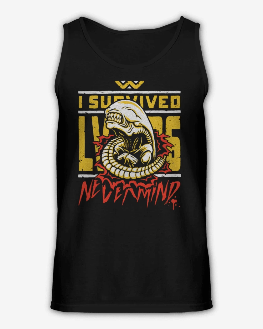 Sudadera Negro de I Survived alien