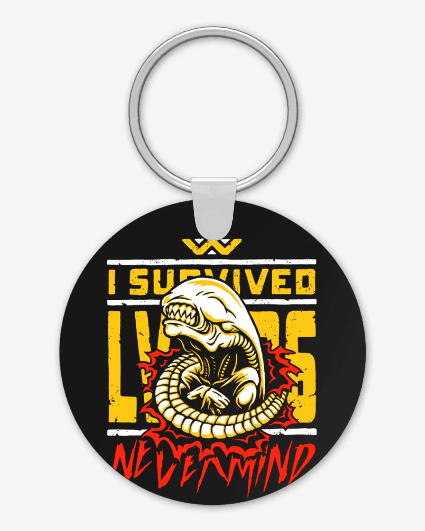 Llavero I Survived alien