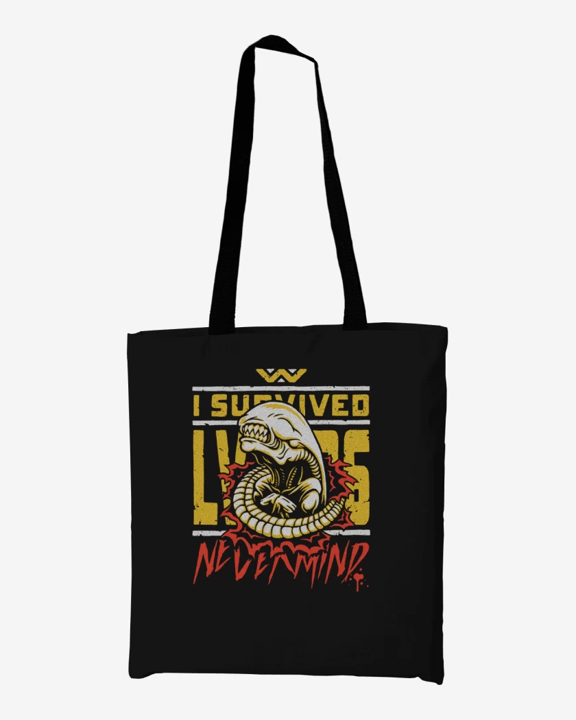 Totebag I Survived alien