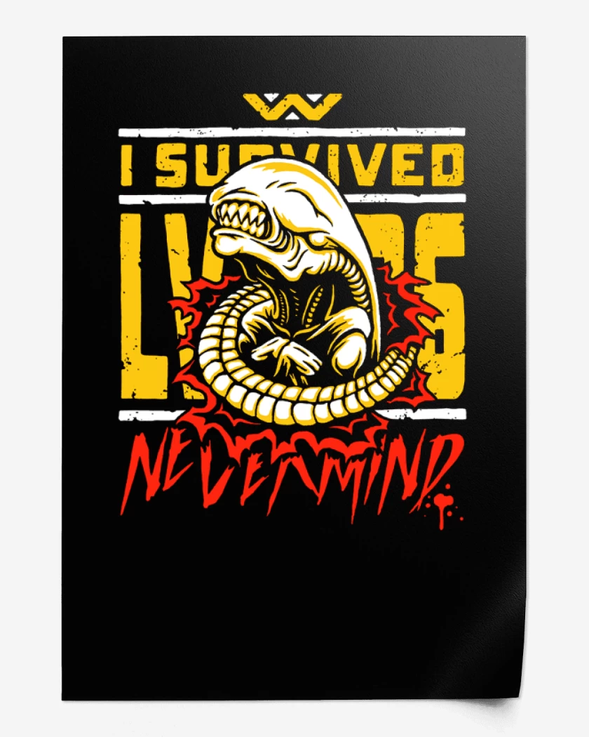 Print I Survived alien