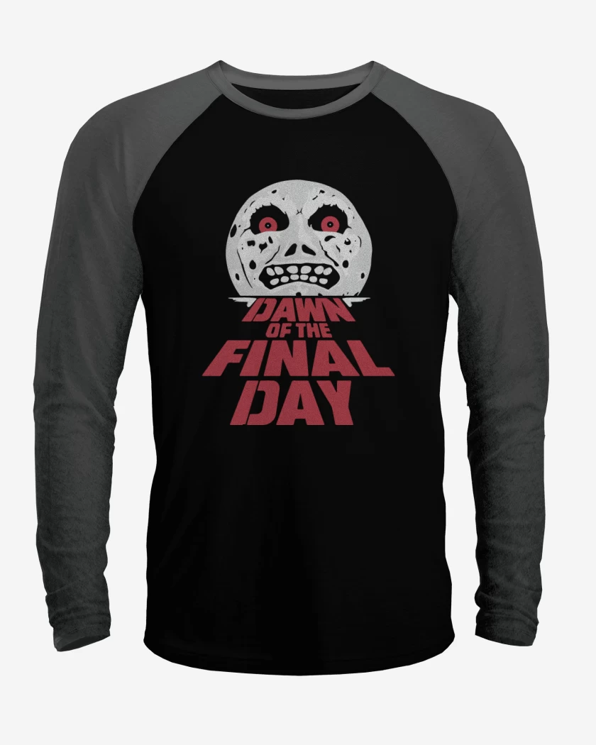 Polera Raglan Negro / Negro Heather de Dawn Of The Final Day