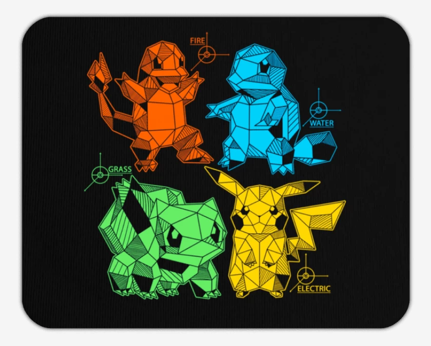 Mousepad pokemoncillos