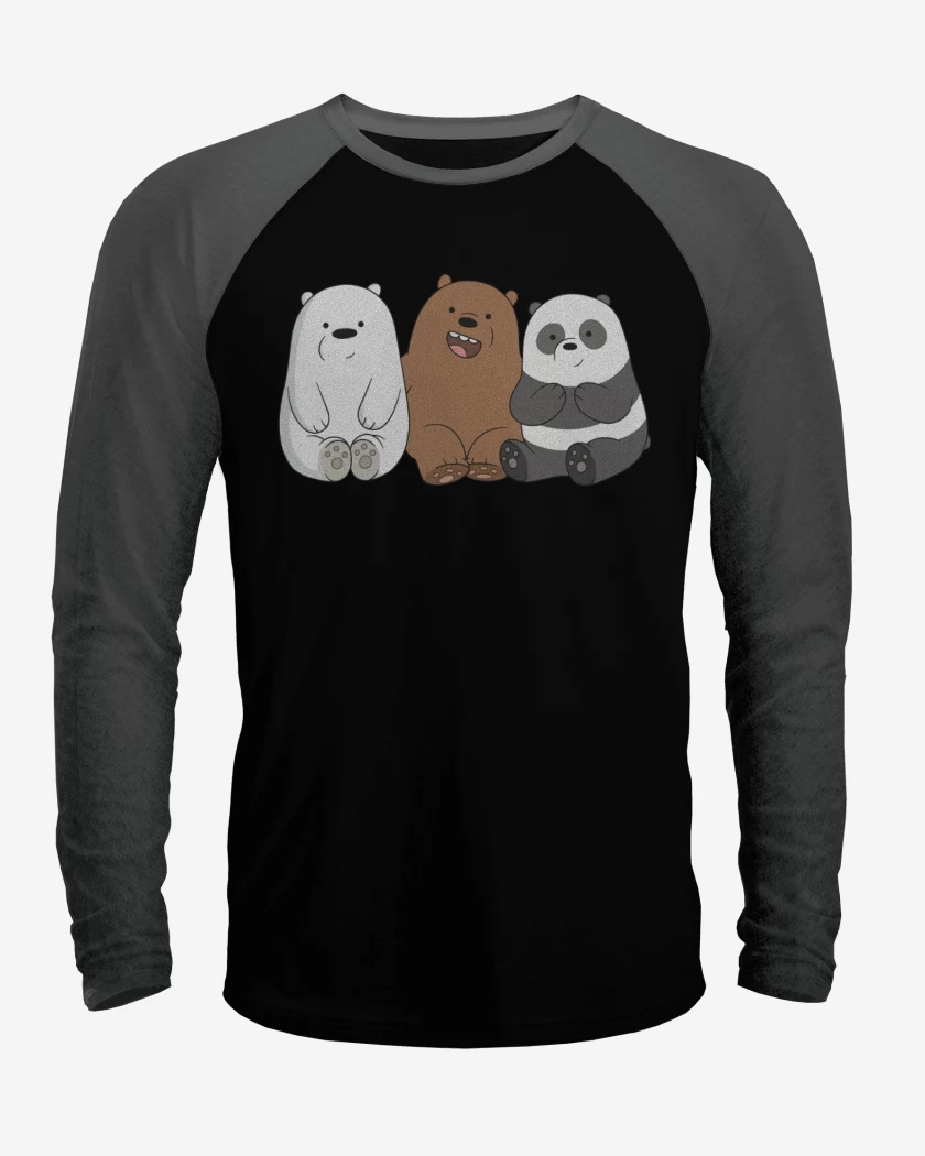 Polera Raglan We Bare Bears