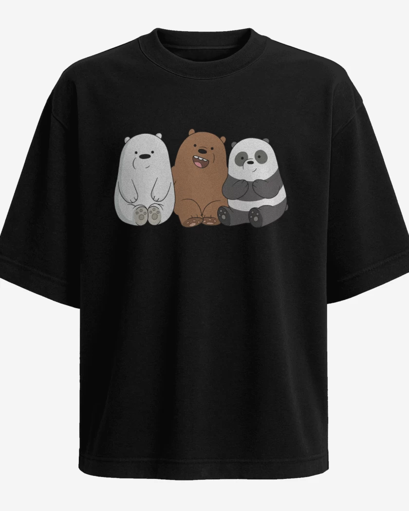 Polera Oversize We Bare Bears
