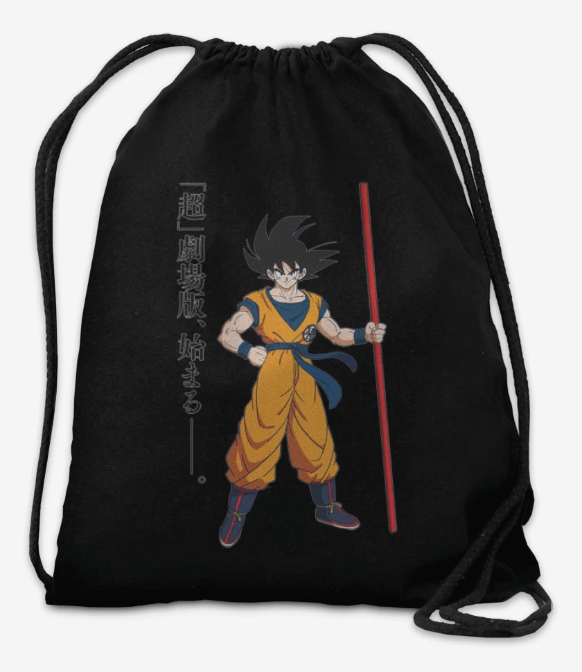 Mochila Negro de new goku