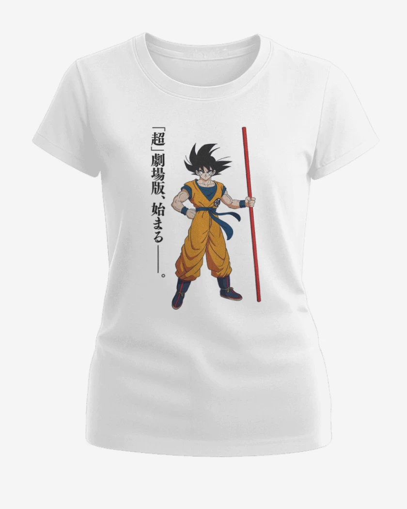 Polera de Mujer Blanco de new goku