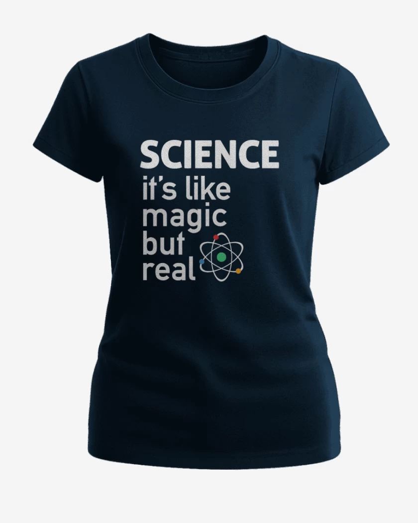 Polera de Mujer Azul Marino de ciencia real