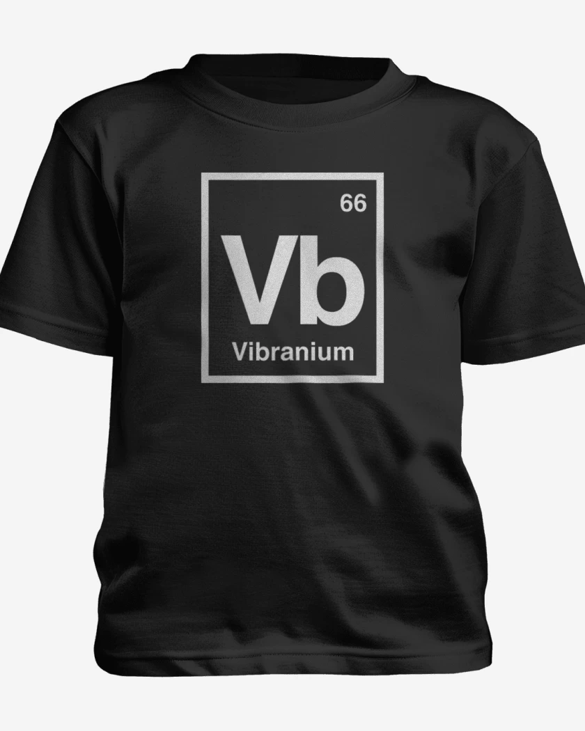Polera de niño Negro de Vibranium
