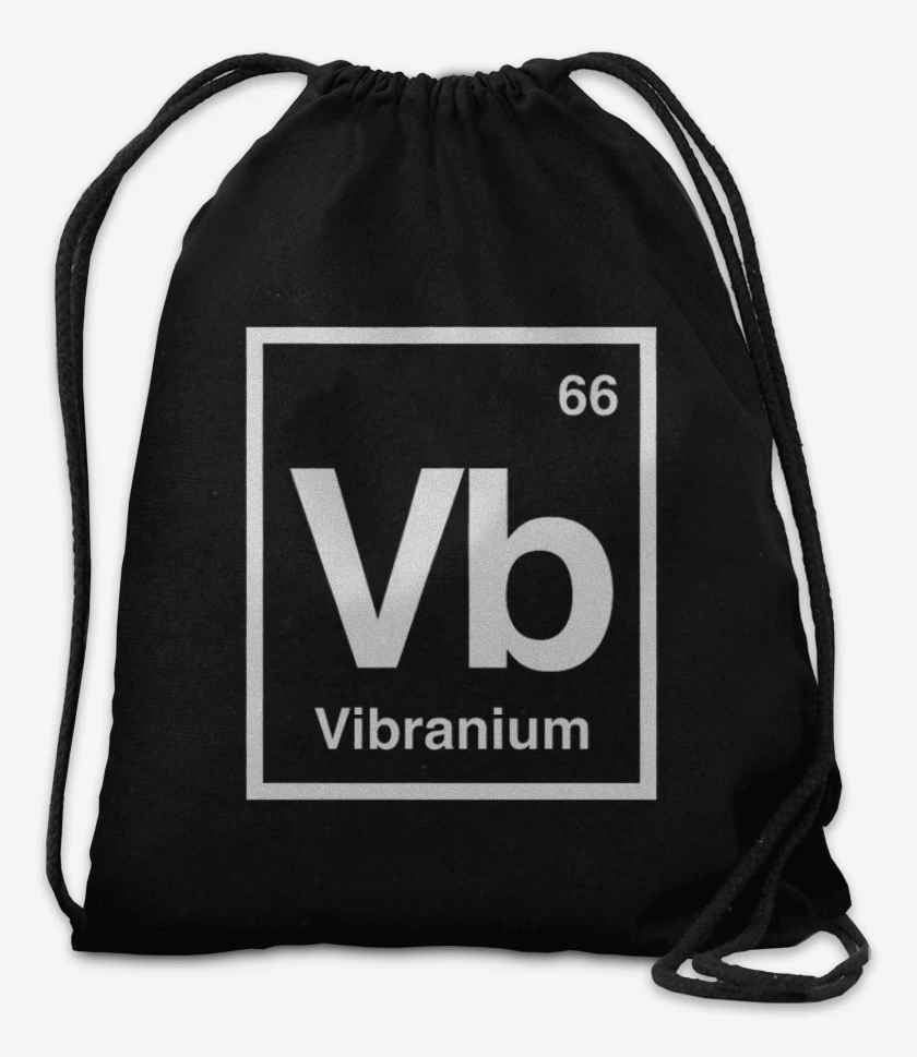 Mochila Negro de Vibranium