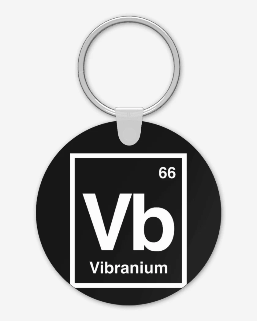Llavero Negro de Vibranium