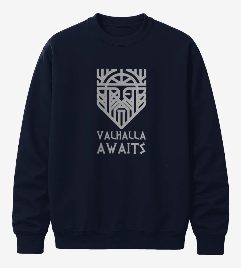Poleron polo Azul Marino de Valhalla espera