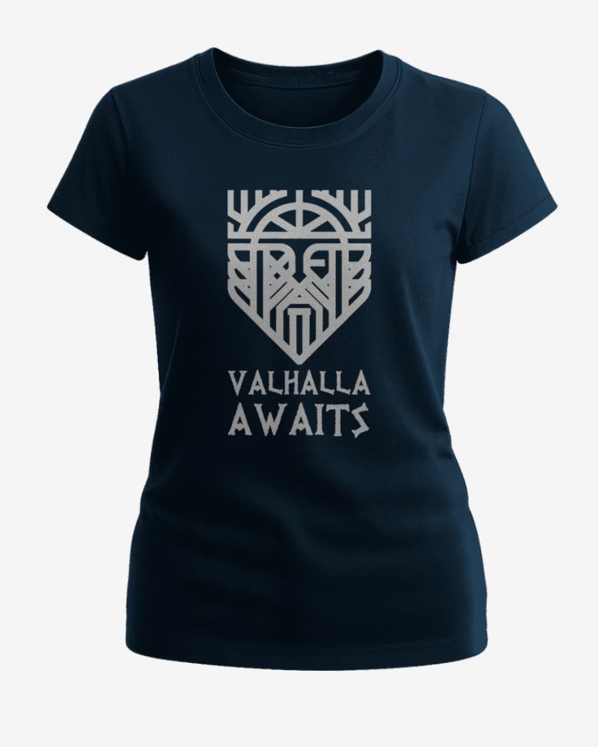 Polera de Mujer Azul Marino de Valhalla espera