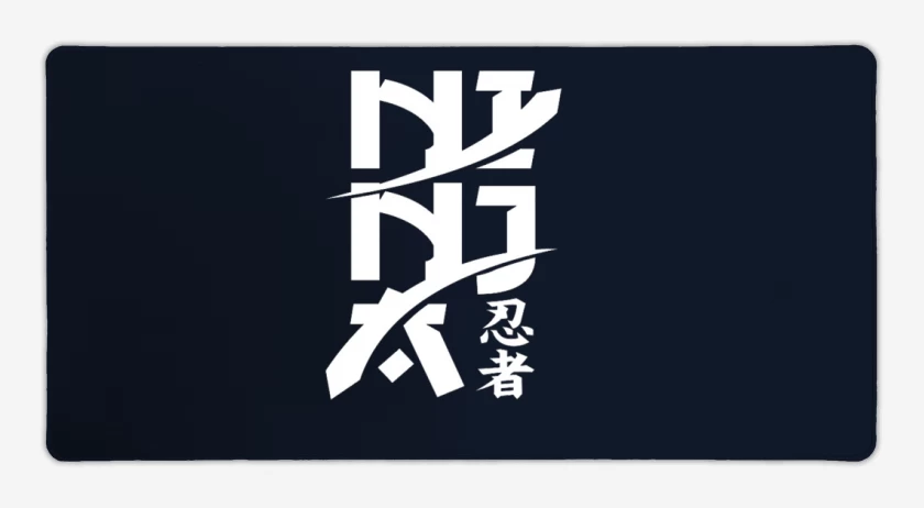 Mouse pad Gamer Azul Marino de Ninja