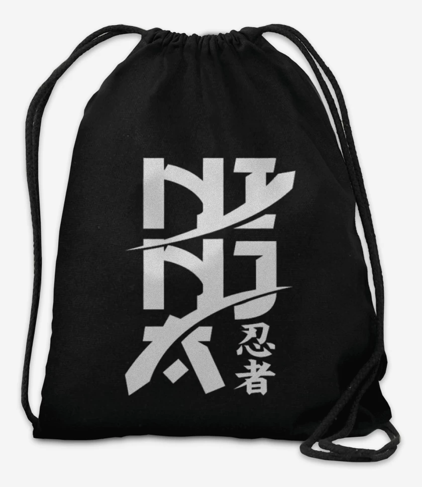 Mochila Negro de Ninja