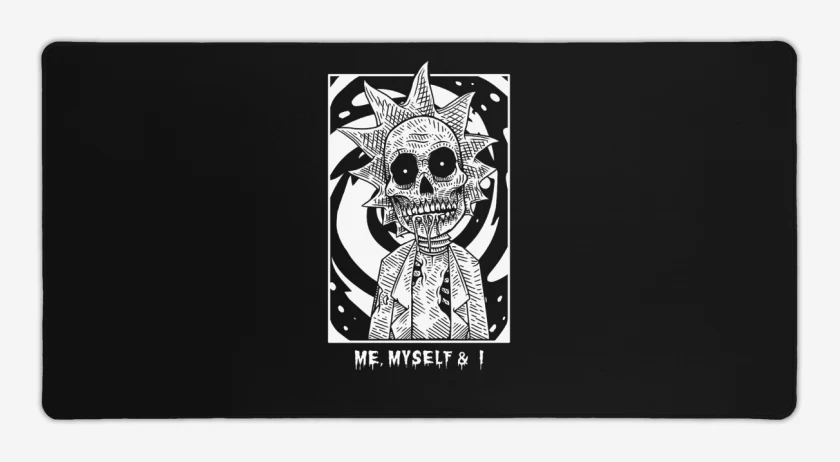 Mouse pad Gamer Negro de Rick my self
